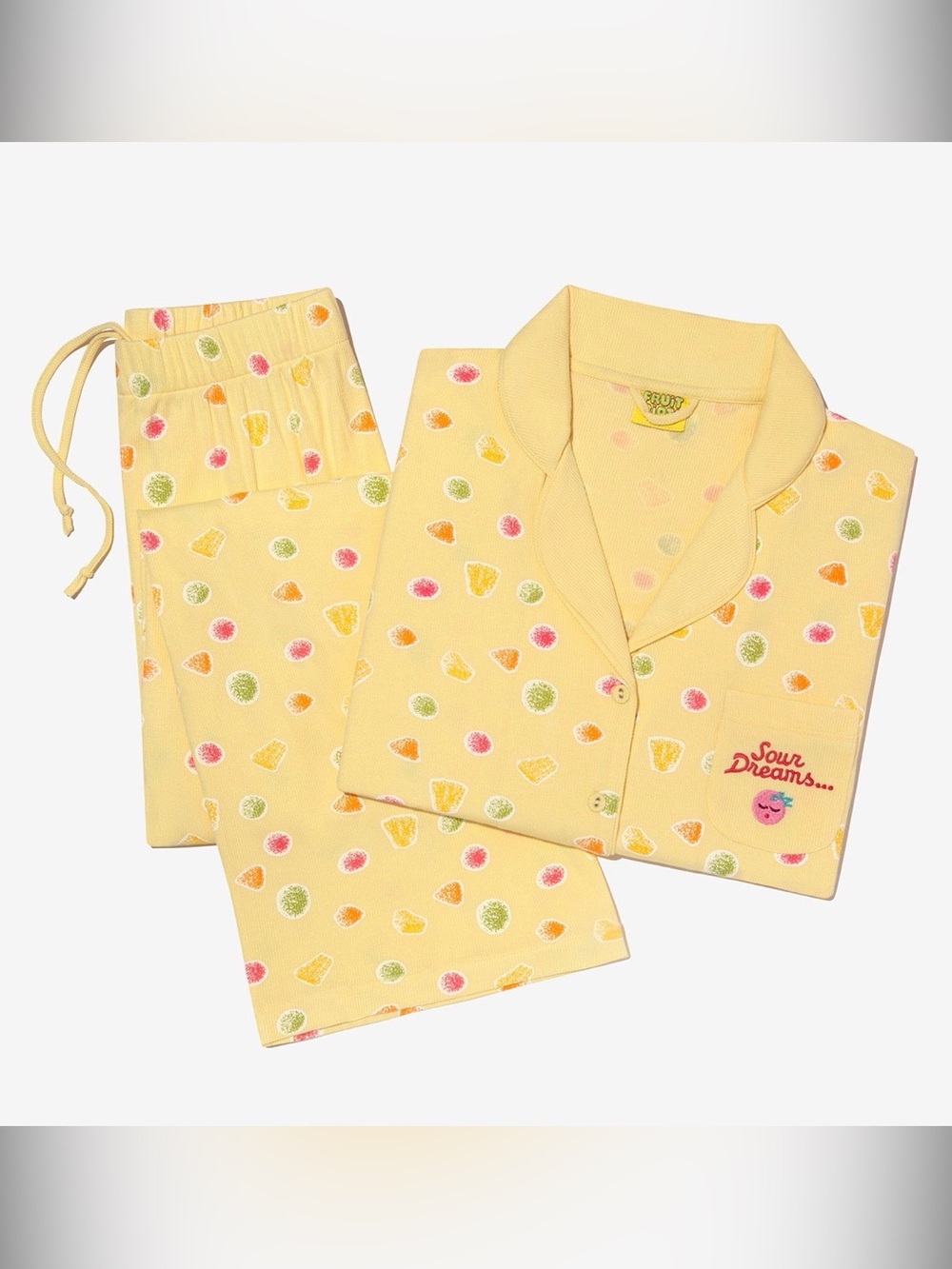 Fruit Riot Yellow Women’s Pajama Set